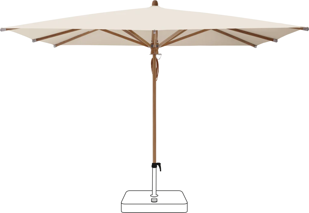 Glatz TEAKWOOD Sonnenschirm